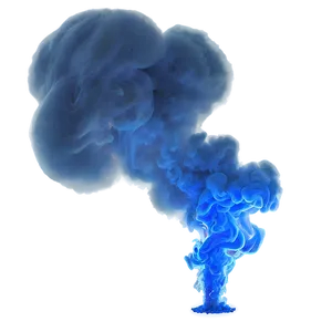 Blue Smoke Transparent PNG 37