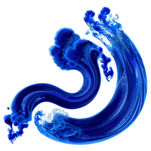 Blue Smoke Wave PNG Ixc89