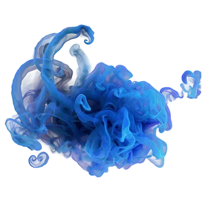 Blue Smoke Whisp PNG Lox