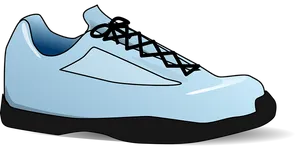 Blue Sneaker Graphic
