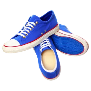 Blue Sneakers PNG 14