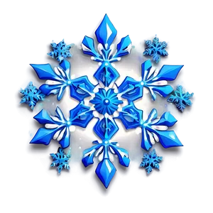 Blue Snowflake Design Png 81 PNG image