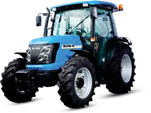 Blue Solis75 Tractor Isolated PNG image