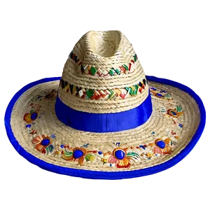 Blue Sombrero Hat Png 06272024 PNG image