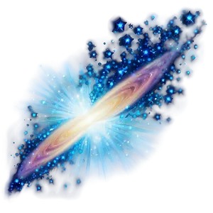 Blue Sparkle Galaxy PNG Ojm