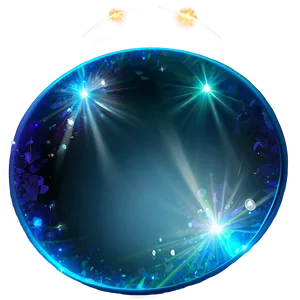 Blue Sparkle Lens Flare PNG 6 PNG