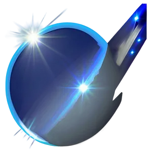 Blue Sparkle Lens Flare PNG Mai PNG
