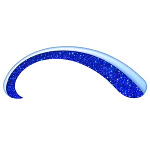 Blue Sparkle Wave PNG 06262024