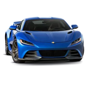 Blue Sports Car PNG 05062024