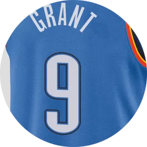 Blue Sports Jersey Number9 PNG