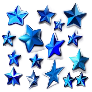 Blue Stars Background PNG Yyw75 PNG