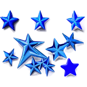 Blue Stars C PNG