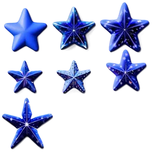 Blue Stars Night Sky PNG Uth18 PNG