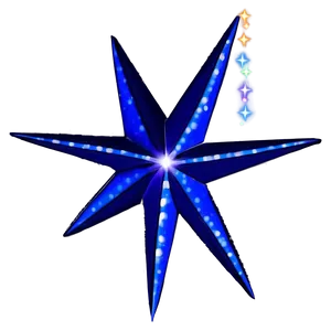 Blue Stars Shine PNG 06252024