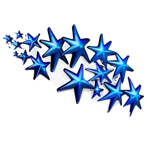 Blue Stars Swirl Png Xeo PNG image