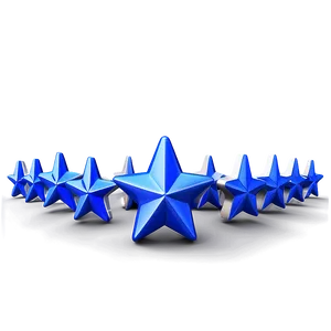 Blue Stars Texture PNG 13