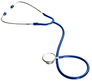 Blue Stethoscope Medical Equipment PNG image