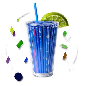 Blue Straw Png Wti3 PNG image