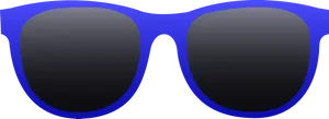 Blue Sunglasses Graphic PNG image