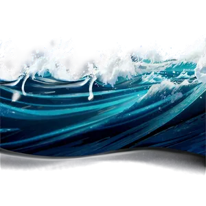 Blue Surf Wave PNG 06262024 PNG