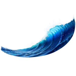 Blue Surf Wave PNG 85