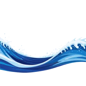 Blue Surf Wave PNG Bgv5 PNG