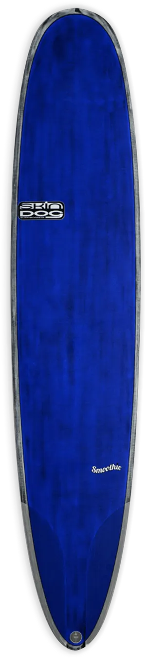 Blue Surfboard Standing Vertical PNG image