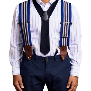 Blue Suspenders Png 06282024 PNG image