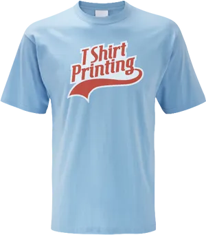 Blue T Shirt Printing Graphic PNG image