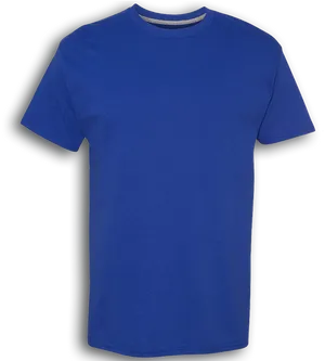 Blue T Shirt Template PNG