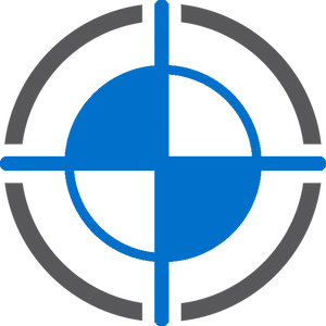 Blue Target Icon PNG image