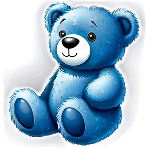 Blue Teddy Bear Png 05212024 PNG image