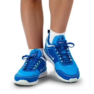 Blue Tennis Shoes PNG 06132024