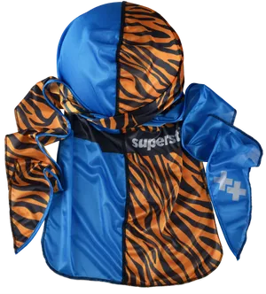 Blue Tiger Stripe Duragand Jacket Set PNG