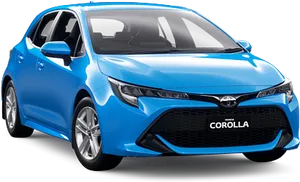 Blue Toyota Corolla Sedan2023 PNG image