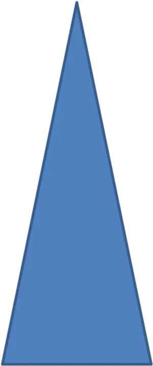 Blue Triangle Graphic