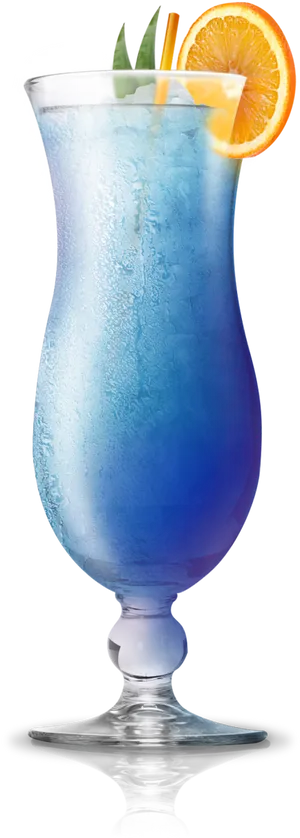 Blue Tropical Cocktail PNG image