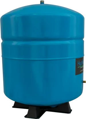 Blue Vertical Water Pressure Tank PNG image