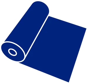 Blue Vinyl Roll Graphic