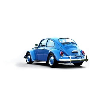 Blue Volkswagen Beetle Illustration Png 15 PNG image