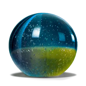 Blue Water Ball PNG 06132024