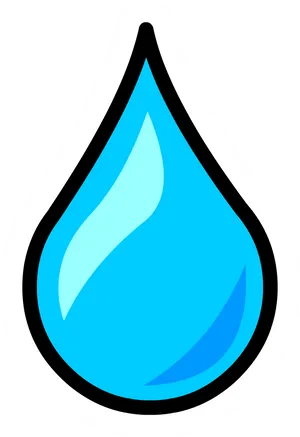 Blue Water Drop Icon PNG image