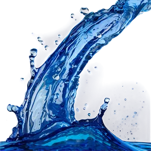 Blue Water Splash Png 05042024 PNG image