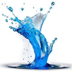 Blue Water Splash Png Sdr PNG image