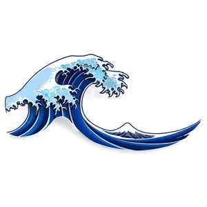 Blue Wave D PNG image