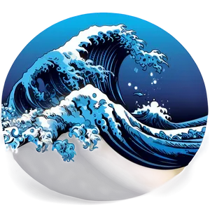 Blue Wave Icon Png 06262024 PNG image