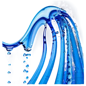 Blue Wave Splash PNG 06262024