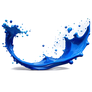 Blue Wave Splash PNG Ctr PNG