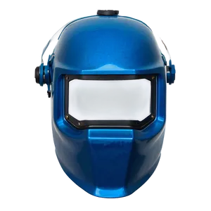 Blue Welding Helmet PNG 06292024