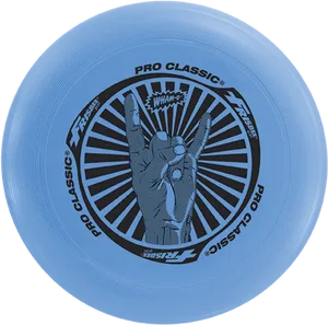 Blue Wham O Pro Classic Frisbee PNG image